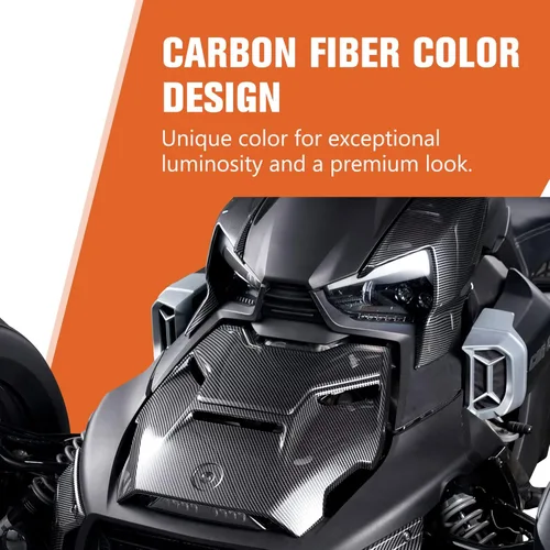 Miniatura 4 de A & UTV PRO Panel de fibra de carbono para Ryker, Hood Scoop para Can-Am Ryker & Ryker Rally Edition 2019-2024, puede am ryker 600 900 accesorios