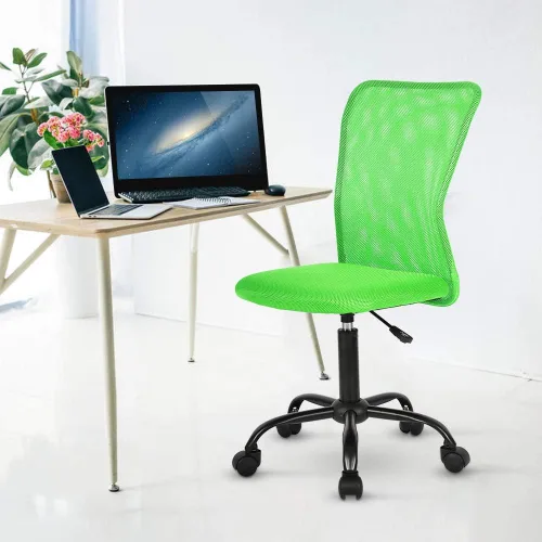 Miniatura 12 de Silla de oficina ergonómica de escritorio, silla ejecutiva con respaldo de malla, giratoria para juegos, silla moderna y ajustable de altura