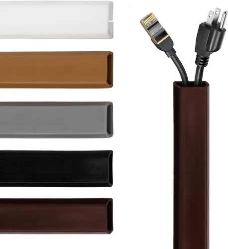 Miniatura 9 de Cable oculto de TV – Cubierta flexible para cable de pared de diseño delgado, canaleta de cable de silicona – Autoadhesivo, diseño cortado a medida