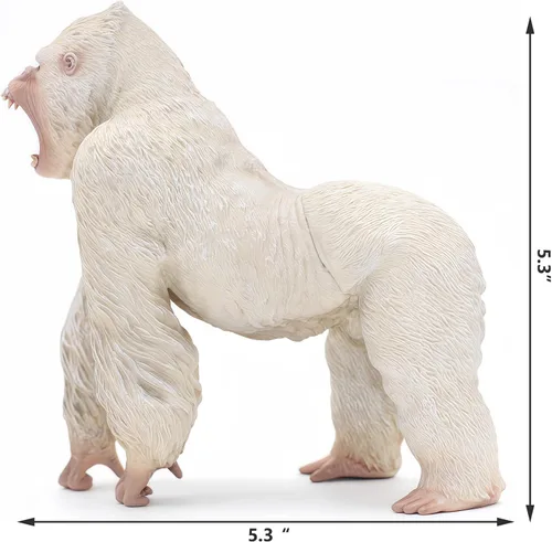 Miniatura 4 de Gorilla Toys Figura de acción Rampage Gorilla Fight Mode Gorilla Ape Figuras sólidas de animales salvajes para juegos de rol, juguete para contar