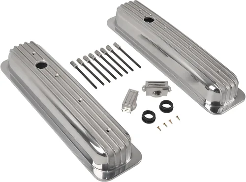 Miniatura 11 de Cubierta de válvula de motores de aluminio fundido con soportes de bobina compatible con GM LS LS1 LS2 LS3 LS6 5.3 6.0 - Negro