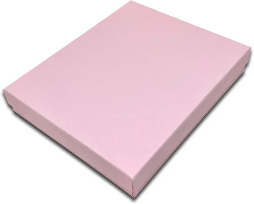 Miniatura 67 de TheDisplayGuys - Paquete de 25 cajas de cartón rellenas de algodón #33 para joyas, color rojo mate (3.5 x 3.5 x 1.0 pulgadas), para envío