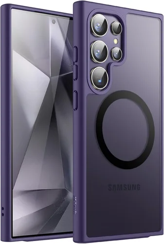 Miniatura 47 de JETech Estuche magnético para Samsung Galaxy S24 5G, compatible con MagSafe, funda protectora para teléfono con parte trasera translúcida y mate a