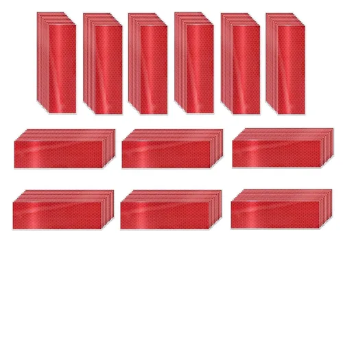 Miniatura 86 de Cinta reflectante blanca de 4 pulgadas, adhesivo de seguridad de advertencia impermeable para exteriores (10 pies)