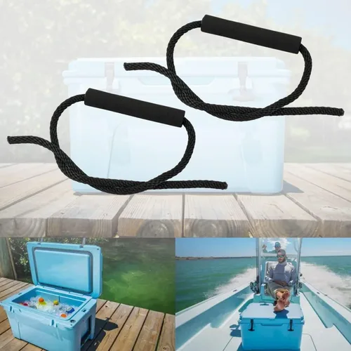 Miniatura 4 de Paquete de 2 manijas de repuesto para enfriadores, compatible con enfriadores YETI Tundra y RTIC, piezas de mango extensor