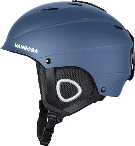 Miniatura 8 de VANRORA Casco de esquí, casco de snowboard para hombres y mujeres, ventilación con control de clima, ajuste de esfera, compatible con gafas, forro