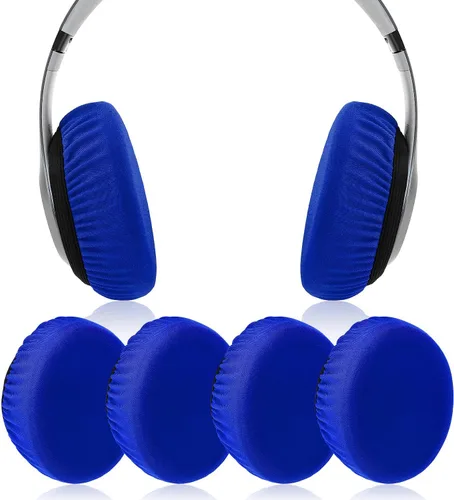 Miniatura 10 de Protectores de tela flexible para los oídos, elásticos y lavables para Beats Studio 3/2, Bose QC35 25 15 y otros auriculares con almohadillas de 3 a