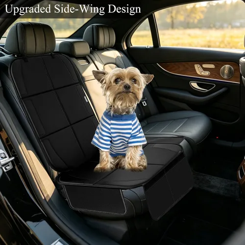 Miniatura 2 de Meolsaek Protector de asiento de automóvil para asiento de automóvil infantil, funda de asiento de automóvil impermeable 600D, tela acolchada más