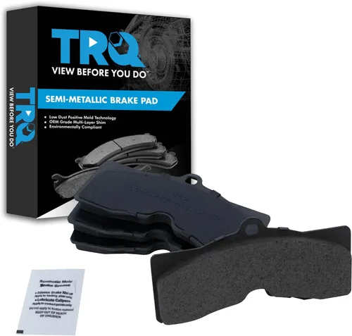 Miniatura 17 de TRQ Pastillas de freno delanteras semi metálicas compatibles con Ford Expedition 2018-2021 F-150 2018-2020 Lincoln Navigator 2018-2022