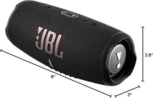 Miniatura 7 de JBL Altavoz Bluetooth inalámbrico Charge 5 (negro) Audio resistente al agua IP67 para exteriores con graves profundos y tiempo de reproducción