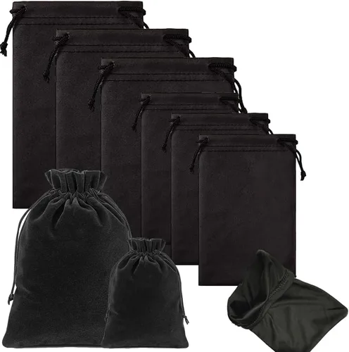6 bolsas de almacenamiento de juguetes para adultos, bolsas de regalo con cordón de microfibra, bolsas de regalo ajustables, organizador de juguetes