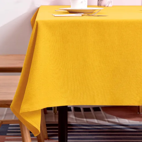Miniatura 35 de BALCONY & FALCON Mantel Rectangular Estilo Jacquard Resistente al Agua Cubierta de Mesa para Comedor Cocina Café Fiestas y Uso al Aire Libre
