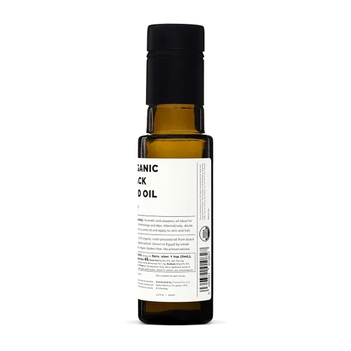 Miniatura 8 de Erbology Aceite orgánico de semillas negras de 3.4 onzas líquidas, Nigella Sativa, prensado en frío, más del 2.5% de timoquinona, apoya la salud