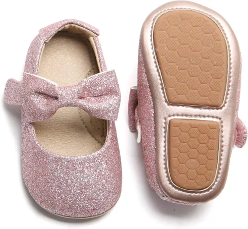 Miniatura 31 de Felix & Flora Zapatos de bebé de suela suave - Zapatos de bebé para caminar, mocasines, suela de goma, zapatos de cuna