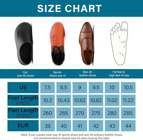 Miniatura 2 de phurnit Chef Shoes Men - Non Slip Oil Resistant Waterproof Safety Work Shoes Kitchen Shoes for Men Nursing Shoes Garden Shoes Men Women Indoor and