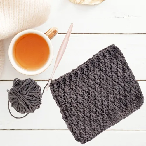 Miniatura 2 de Divit Shilp Ganchos de ganchillo Alpha con mango ergonómico, aguja de tejer hecha a mano de resina de 7 pulgadas, tejido de hilo para manualidades
