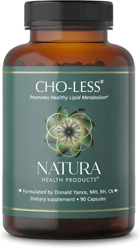 Natura Health Products Suplemento Cho-Less - Promueve el metabolismo saludable de los lípidos y la salud cardiovascular, con niacina, arroz de