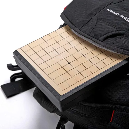 Miniatura 2 de Juego magnético Go de 19 x 19 pulgadas, tablero plegable de 11 pulgadas con 361 piedras magnéticas, juego de viaje portátil para 2 jugadores, a