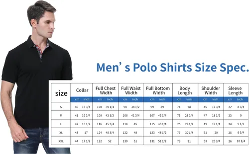 Miniatura 6 de PRIUMPH Mens Golf Polo ShirtsShort Sleeve Quick Dry Moisture Wicking Golf Polo Shirts for Men