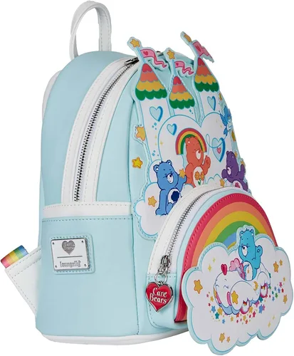 Miniatura 3 de Loungefly Care Bears Care-A-Lot Castle - Mini mochila, Multi, Care Bears Care-a-lot Castle Mini mochila