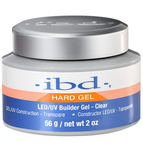 Miniatura 6 de IBD Gel duro LED/UV Geles, para extensiones y mejoras de uñas, transparente 2oz