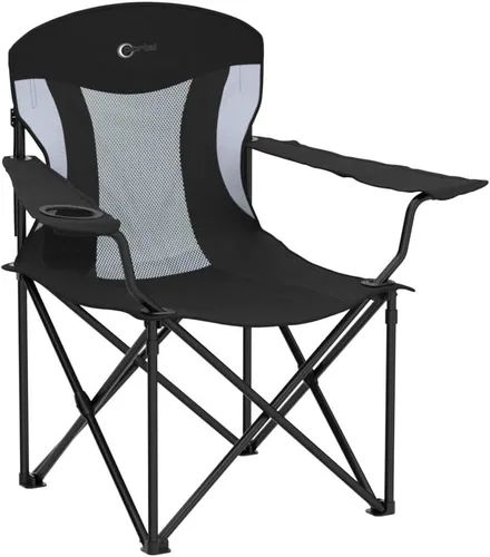 Miniatura 7 de PORTAL Silla plegable grande y alta de gran tamaño, portátil, resistente, plegable, XXL, para acampar al aire libre o adultos, soporta hasta 600