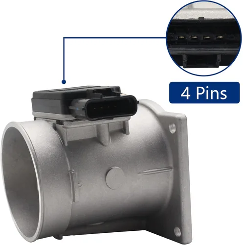 Miniatura 2 de Sensor de flujo de masa de aire F57Z12B579DBRM MAF Compatible con Ford Ranger de 6 cilindros 4.0L 1996-2000/Mustang de 1996-2000/Explorer