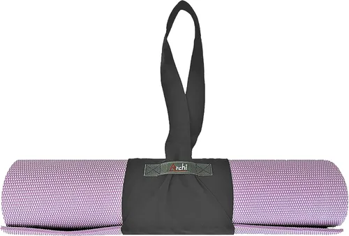 Roll Up & Carry Portabicicletas plegables para esterilla de yoga – Poner y quitar al instante – Diseño innovador patentado – Material ligero lavable