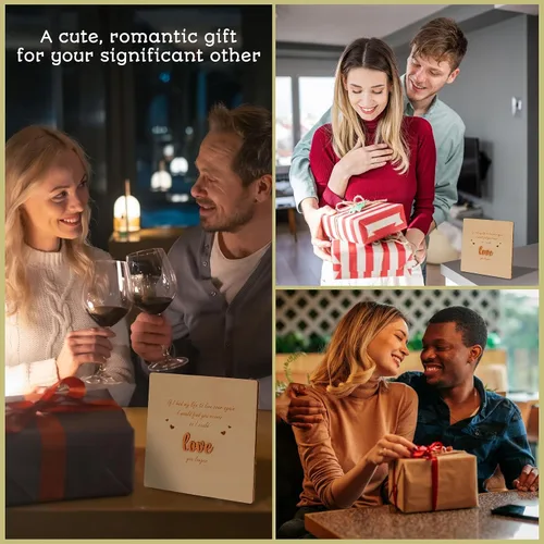 Miniatura 6 de STOFINITY Tarjetas de amor para él, tarjetas de feliz aniversario para marido y esposa, bonitos regalos románticos para ella, tarjeta de regalo