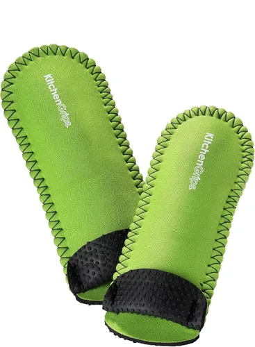 Miniatura 5 de Kitchen Grips Juego de 2 soportes de mango de sartén de lujo, negro/cereza