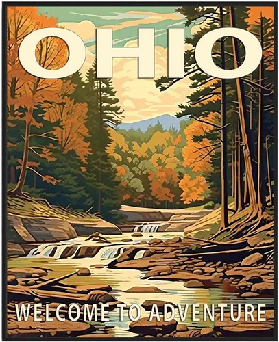 Miniatura 38 de Póster artístico de Alaska, decoración artística de paisaje retro de Estados Unidos, pintura de montaña y paisaje de aventura para dormitorio, sala