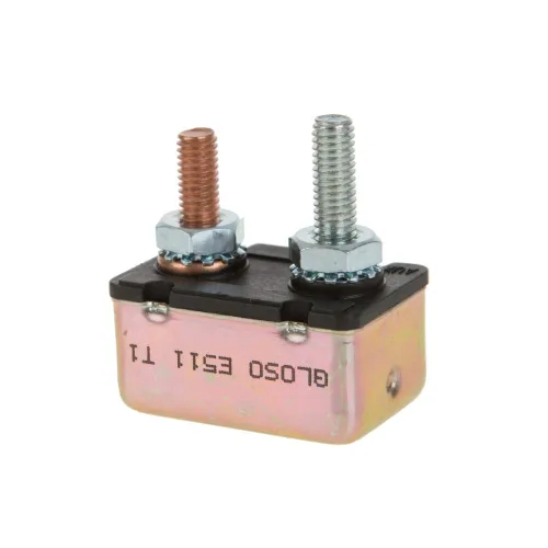 GLOSO Disyuntores tipo perno E511, sin soporte, reinicio automático (T1) - 1 paquete (6A)