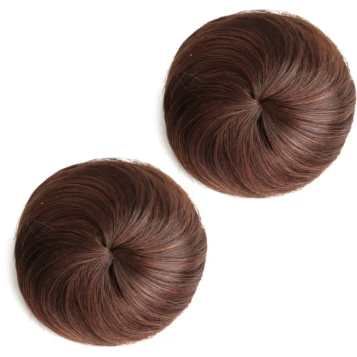 Miniatura 13 de 2 extensiones de moño de cabello, accesorio de peluca, extensiones de cabello rizado y ondulado, extensiones de cabello recogido, extensión de moño