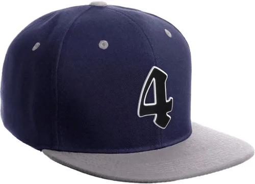 Miniatura 907 de Daxton Gorra clásica con visera de billete plano con letras del alfabeto inglés antiguo de la A a la Z
