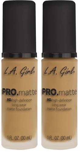 Miniatura 32 de L.A. Girl PRO.Matte Foundation, Sand GLM678 (Paquete de 2)