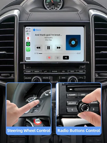Miniatura 6 de ISUDAR PCM 3.1 Carplay inalámbrico y Android Auto Módulo para Porsche Panamera Cayenne Macan Cayman Boxster 911 718 Soporte Cámara reversa Sensor