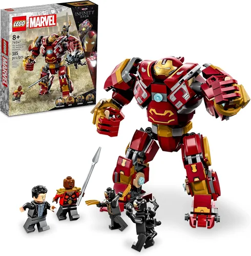 LEGO Marvel The Hulkbuster: La Batalla de Wakanda 76247, Figura de Acción, Juguete Construible con Minifigura de Hulk Bruce Banner, Set de