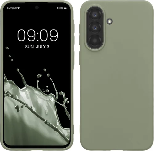Miniatura 203 de kwmobile Funda compatible con Samsung Galaxy A23 4G / 5G - Funda de silicona TPU metálica suave y delgada - Rojo oscuro metálico