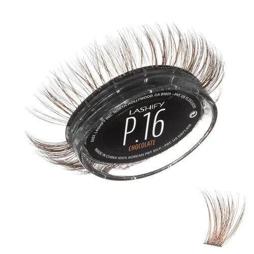 Miniatura 9 de Lashify Plushy - Pestañas postizas de 10 mm de gasa en negro, pestañas falsas fáciles de hacer DIY para un aspecto voluminoso pero aún natural