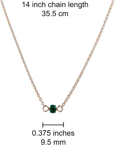 Miniatura 213 de Gargantilla de piedra natal – Regalo de cumpleaños, regalo para niña, mujer, amiga, hija, esposa, mamá, ella, joyas de piedras preciosas para uso