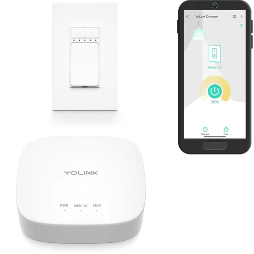 Miniatura 10 de YoLink Relé, interruptor inteligente, relé inteligente YoLink de 1/4 milla de alcance súper largo compatible con Alexa, Google e IFTTT, máx. 5