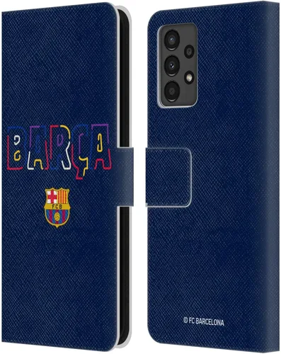 Miniatura 191 de Head Case Designs Funda de piel con licencia oficial del FC Barcelona Barca Crest Graphics para Samsung Galaxy A06 4G