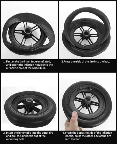 Miniatura 7 de 8.5 Tubo de neumático 50/75-6.1 Repuesto de neumático de scooter para scooter eléctrico Gorax/Xiaomi, neumático interior 8.5, neumático neumático