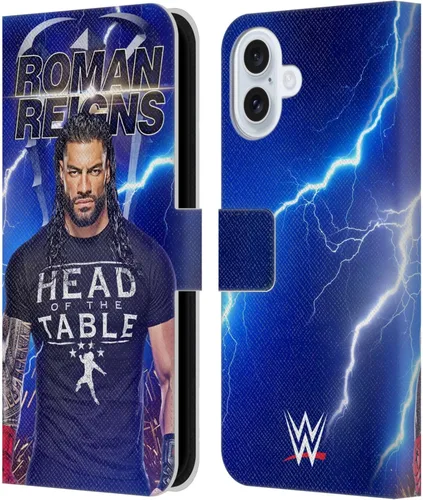 Miniatura 82 de Head Case Designs Officially Licensed WWE Distressed Logo Roman Reigns Leather Wallet Case Compatible with Apple iPhone 11