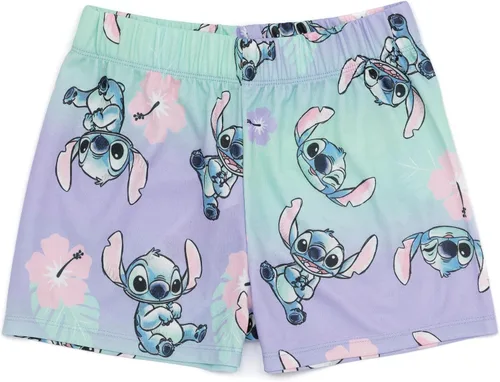 Miniatura 5 de Disney Lilo And Stitch - Conjunto de 2 pijamas para niñas, diseño animado de alienígena, pantalones cortos, ropa de dormir