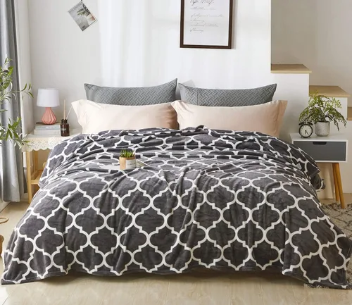 Miniatura 8 de Manta de felpa, manta de forro polar para sofá de 50 x 60 pulgadas, microfibra suave, calentita y ligera para todas las estaciones