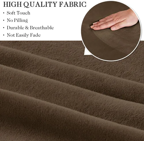 Miniatura 6 de NICEEC Funda para silla cruzada sin brazos, para oficina, dormitorio, escritorio, tocador, computadora, respaldo medio, asiento ancho sin protector