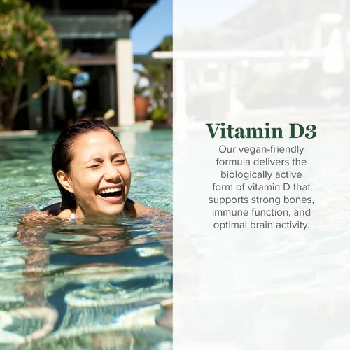 Miniatura 2 de Global Healing Center Suntrex - Vitamina líquida D3 5000 UI para hombres y mujeres, apta para veganos, sin OMG, apoya huesos, inmunidad