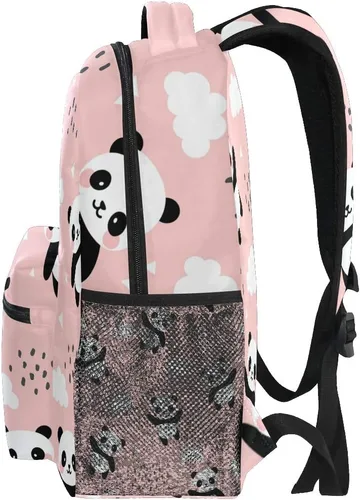 Miniatura 11 de ATTX Linda mochila con diseño de panda para niños y niñas, Panda-h, Ciclismo