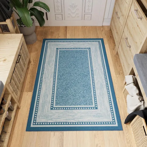 Miniatura 40 de Ottomanson Alfombra de pasillo de 1 pies 10 pulgadas x 6 pies, alfombra de cocina con parte trasera de goma antideslizante para área del fregadero